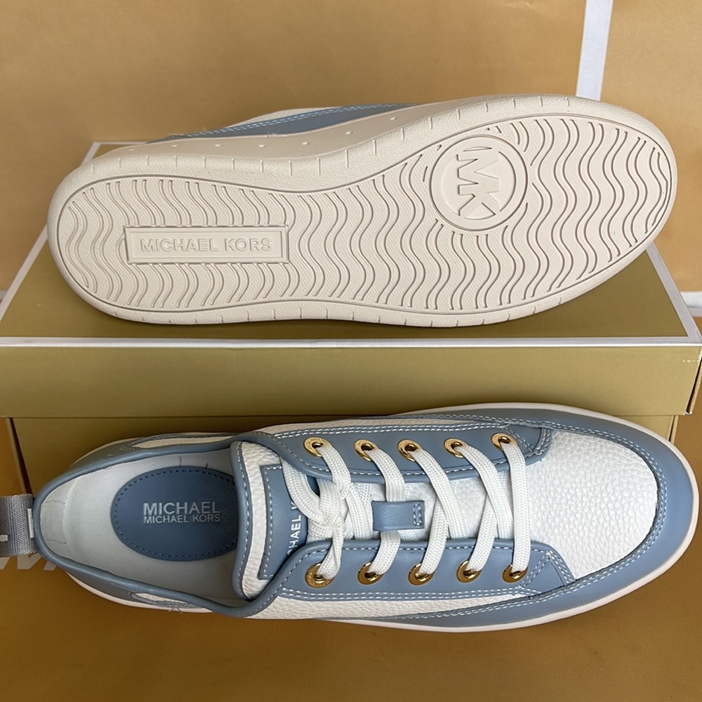 MICHAEL KORS SHEA LACE UP
FAUX LEATHER
49F3SHFS1L
PALE BLUE NEW - Picture 4 of 16